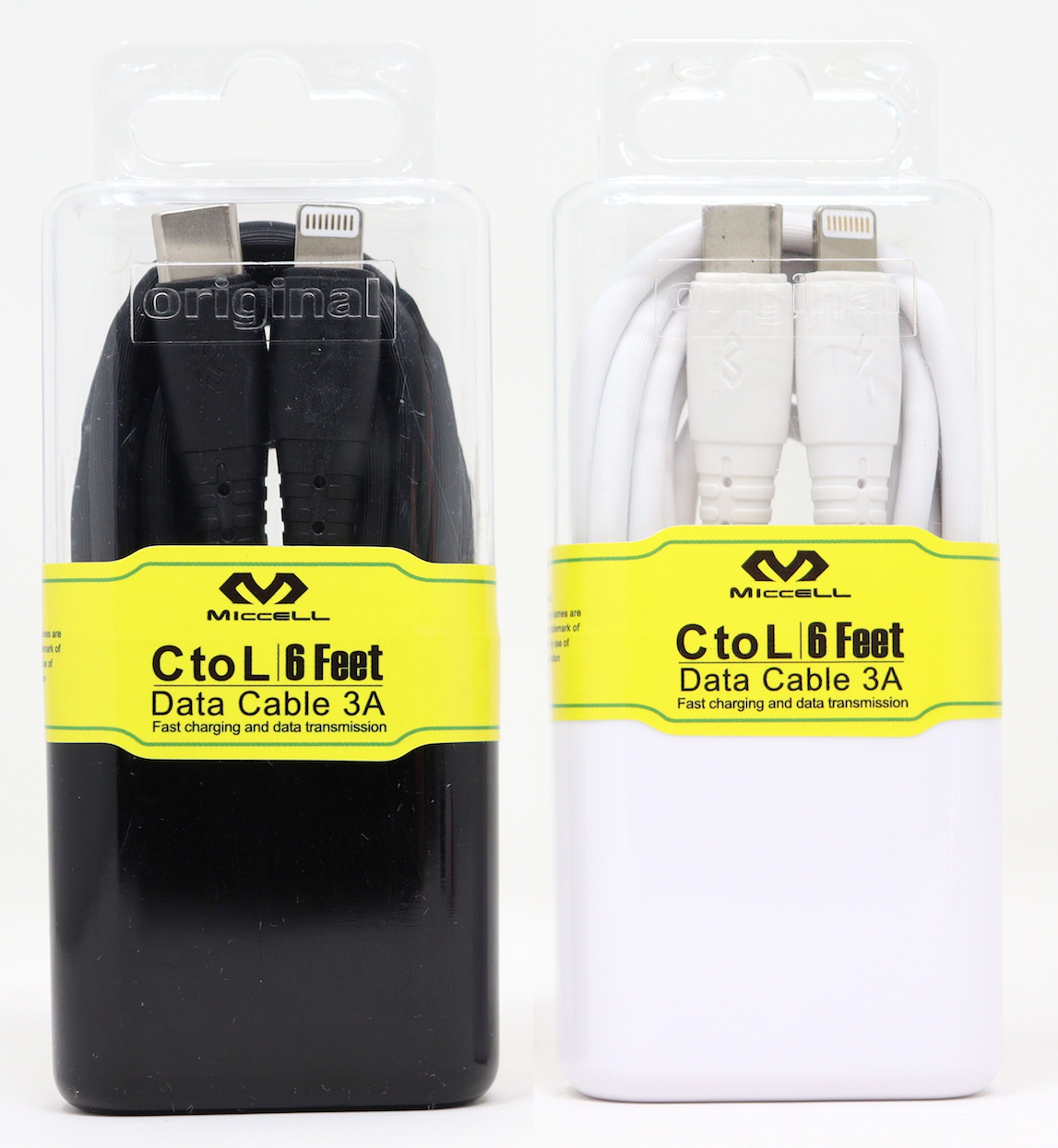 S1681 Miccell C to L Cable 6ft (VQ-D127) Acrylic Pack_SUB-Black